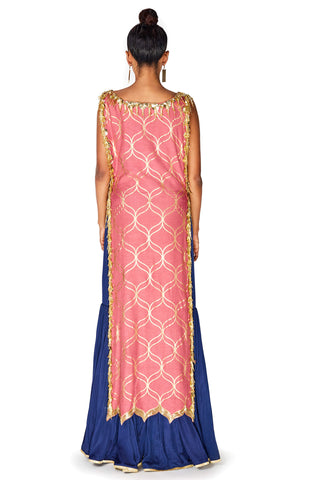 Coral Kurta Gharara Set