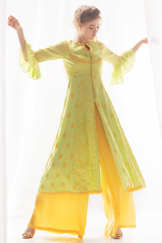 Pista Kurta Palazzo Set