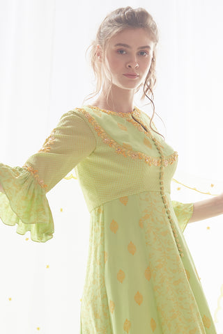 Pista Kurta Palazzo Set