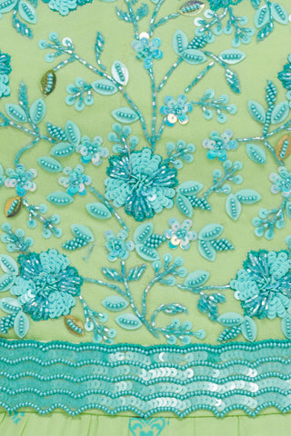 Pista Layer Anarkali Set
